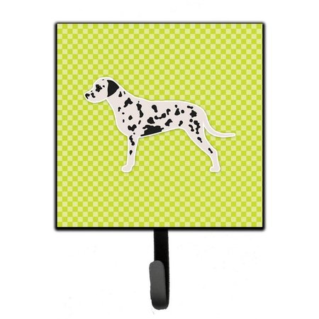 MICASA Dalmatian Checkerboard Green Leash or Key Holder MI224847